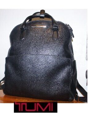 $595 Tumi Jasmine Leather Backpack Like New Unisex